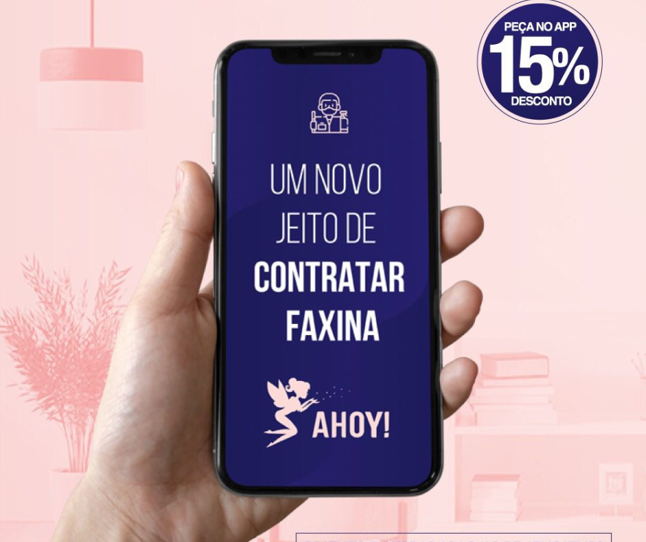 Faxina e Limpeza – Aplicativo Ahoy